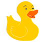 Happy Duck Stencil