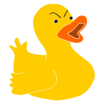 Mad Duck Stencil
