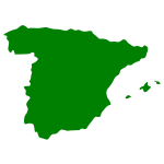 Spain Stencil