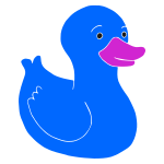 Blue Duck Stencil