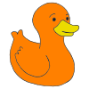 Orange Duck  Picture