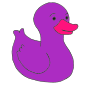 Purple Duck Picture