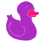 Purple Duck Stencil