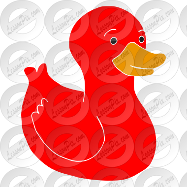 Red Duck Stencil