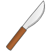刀  knife