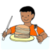 He was hungry