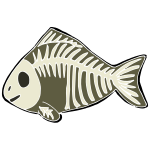 X-ray Fish Stencil