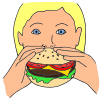 I+eat+a+hamburger Picture