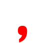Comma Stencil