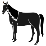 Dark Horse Stencil