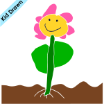 Happy Flower Stencil
