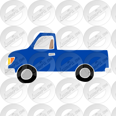 Pickup Truck  Stencil