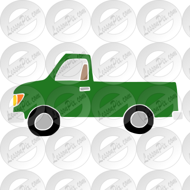 Pickup Truck  Stencil
