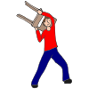Do not throw chairs