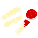 Cheese Dippers Stencil