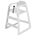 High Chair Stencil