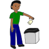Throw away trash  Picture