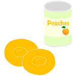 Peaches Stencil