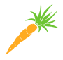 Carrot Stencil