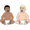 The babies on the bus go "wah wah wah", "wah wah wah", "wah wah wah". The babies on the bus go "wah wah wah", all through the town.