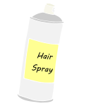 Hair Spray Stencil