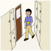 the hallway