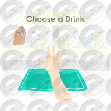 Choose a Drink Stencil