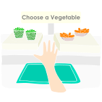 Choose a Vegetable Stencil