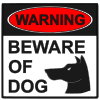 Dog+Warning Picture