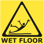 Wet Floor Stencil