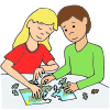 Hands+are+for+working+together+on+puzzles. Picture