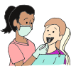 While I am asleep, the dentist will fix my tooth. I won't wake up while they fix my tooth.
