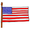 On June 14, 1777 Congress passed the Flag Act, making it the official flag of the USA.