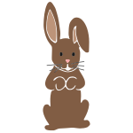 Chocolate Bunny Stencil