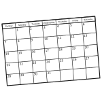 Calendar Outline