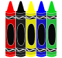 Crayons Stencil