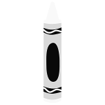 White Crayon Stencil