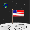 The+American+flag+is+even+on+the+moon_ Picture