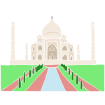 Taj Mahal Stencil