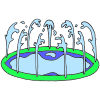 When do we splash water outside?