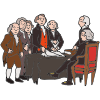 Franklin was elected to the Second Continental Congress and a committee of 5 to draft the Declaration of Independence.