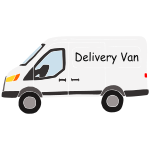 Delivery Van Stencil