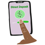 Direct Deposit Stencil