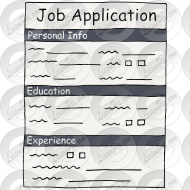 job application clipart