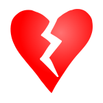 Broken Heart Stencil