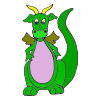 D is for dragon.
