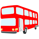 Double Decker Bus Stencil