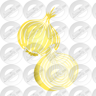 Onions Stencil