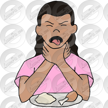 Choke Picture for Classroom / Therapy Use - Great Choke Clipart