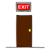 D is for door.